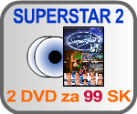 SLOVENSKO HAD SUPERSTAR 2 - 2 DVD za 99 SK